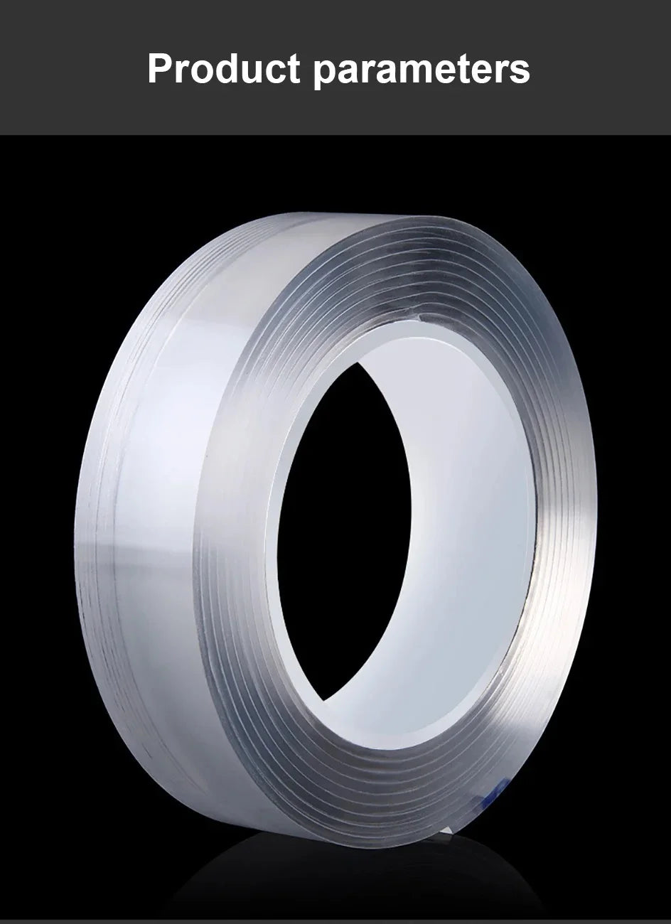 Nano Double-Sided Mounting Tape (Waterproof & Reusable)