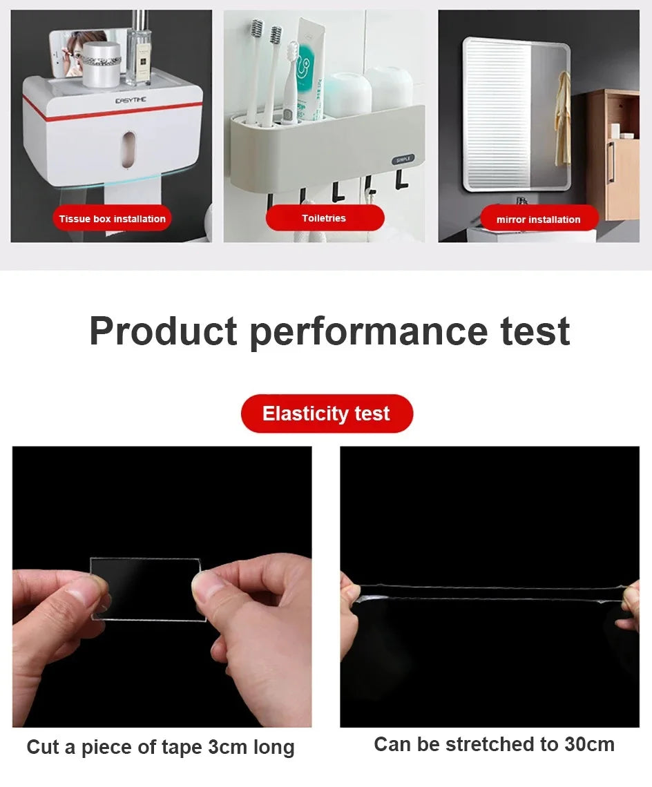 Nano Double-Sided Mounting Tape (Waterproof & Reusable)